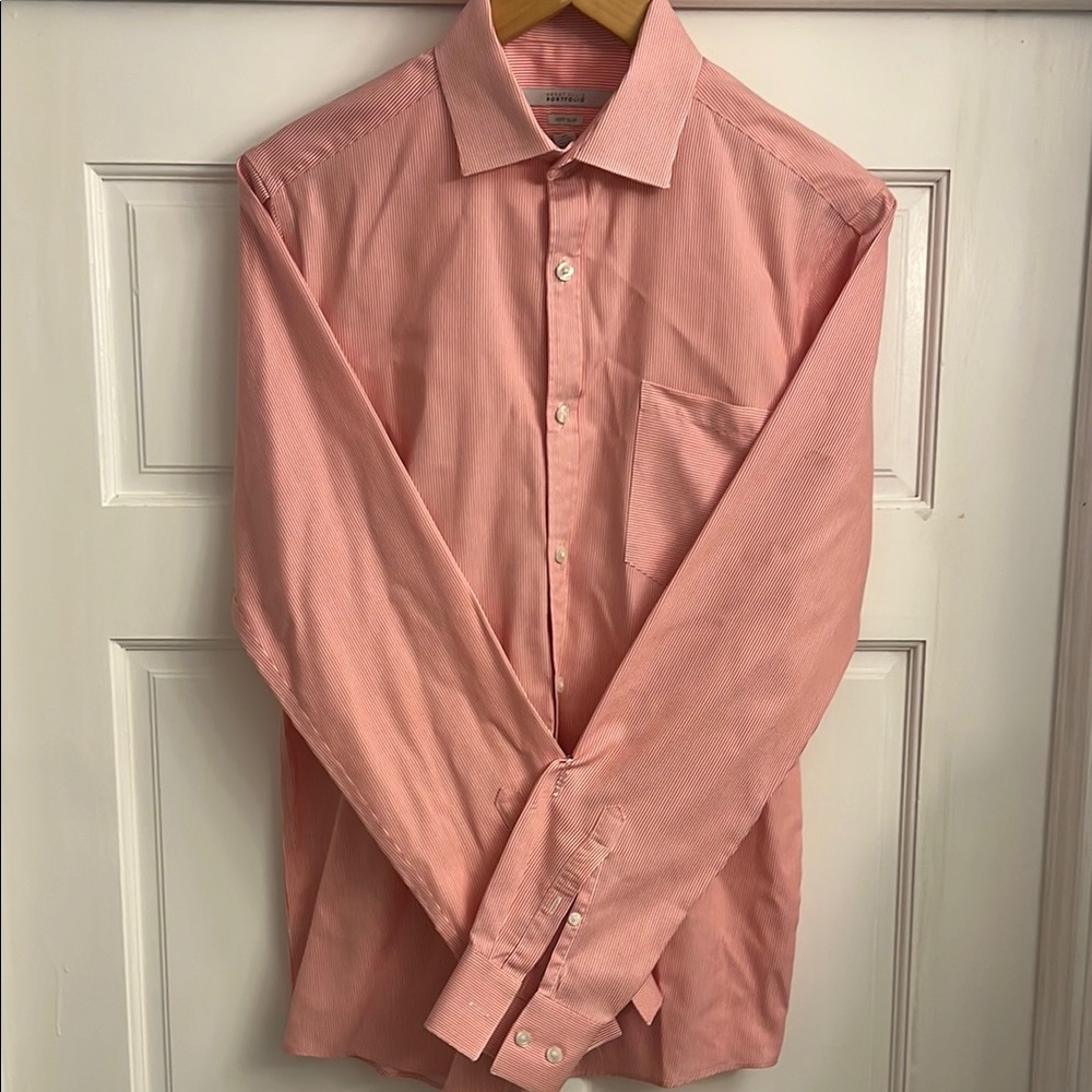 Perry Ellis Pink Dress Shirt